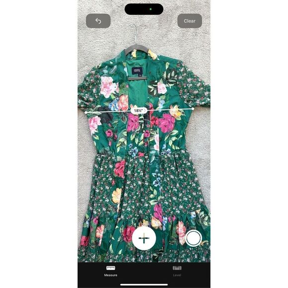 Marchesa Notte Floral Print Midi Length Dress,$795 Sz 8 - Picture 13 of 13